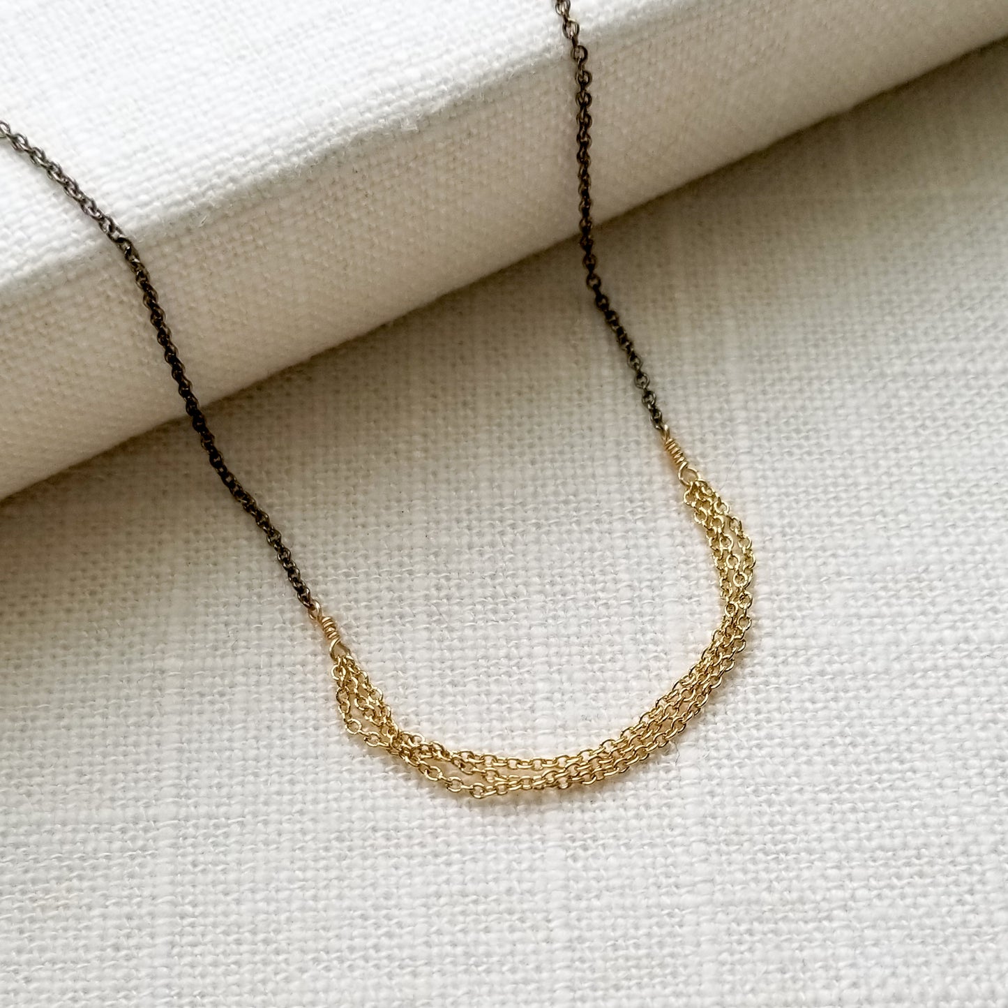 Draped Chain Necklace