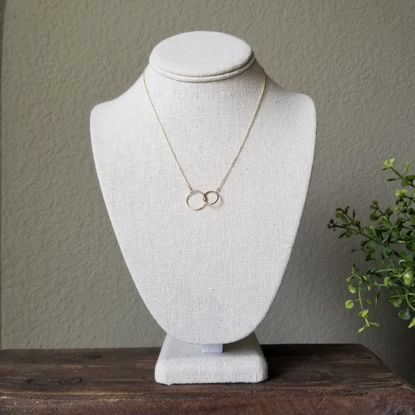 Double Linked Circle Necklace