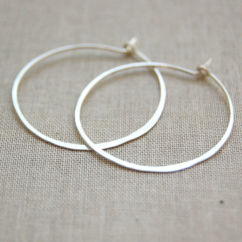 Hammered 1" Hoops