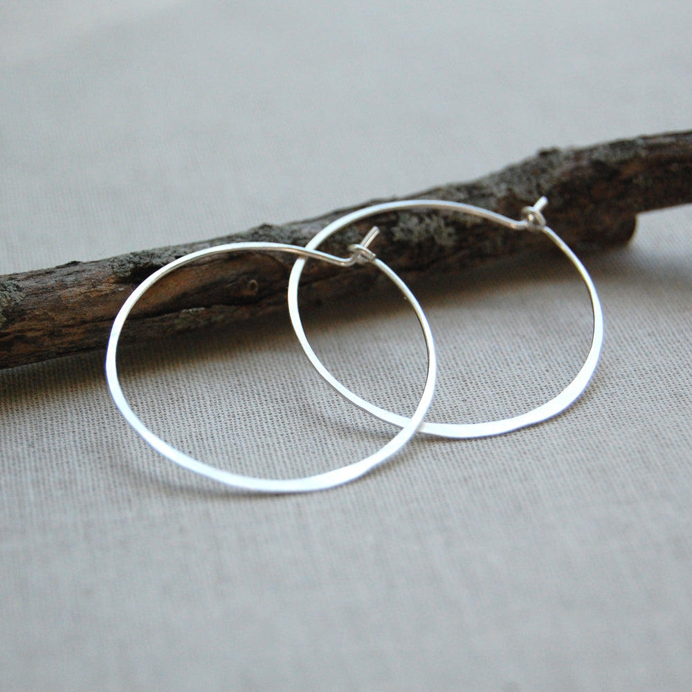 Hammered 1" Hoops