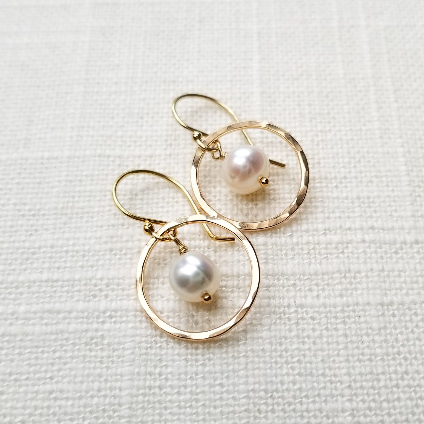 Pearl Halo Earrings